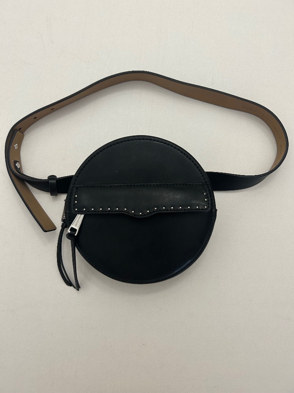 Rebecca Minkoff Lucy Leather Belt Bag sz Small Black